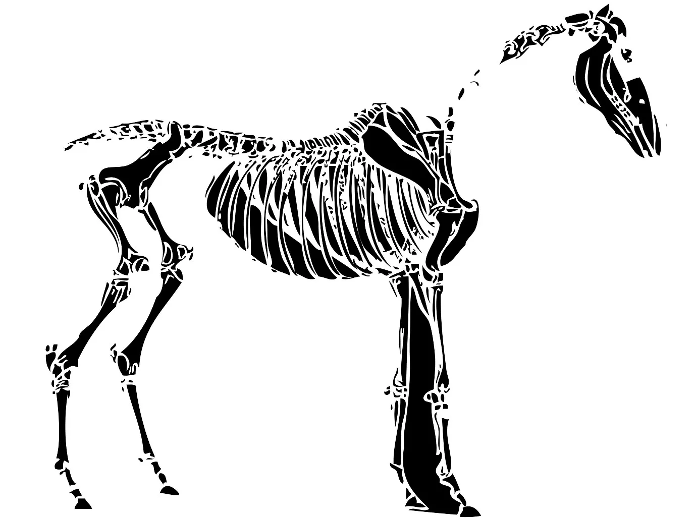 Squelette du cheval